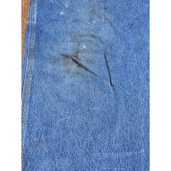 Carhartt Blue Paint Distressed Carpenter Jeans Men Size: 40x32 Shows Work Wear - Picture 3 of 11